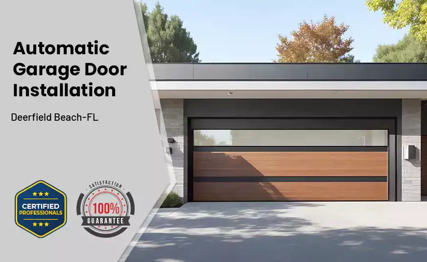 Automatic Garage Door Installation  Deerfield Beach-FL 