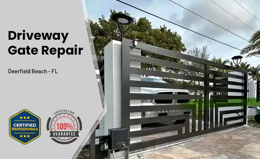 Driveway Gate Repair Deerfield Beach - FL 