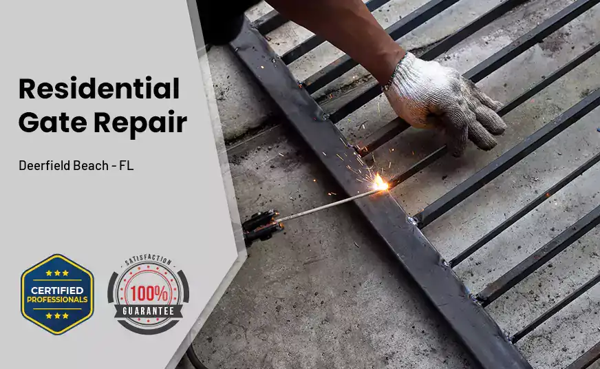 Residential Gate Repair Deerfield Beach - FL 