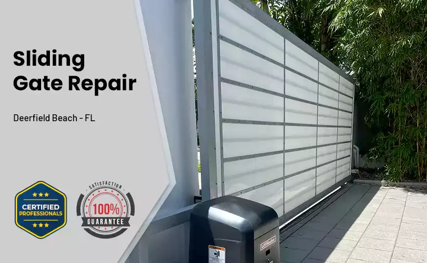 Sliding Gate Repair Deerfield Beach - FL 